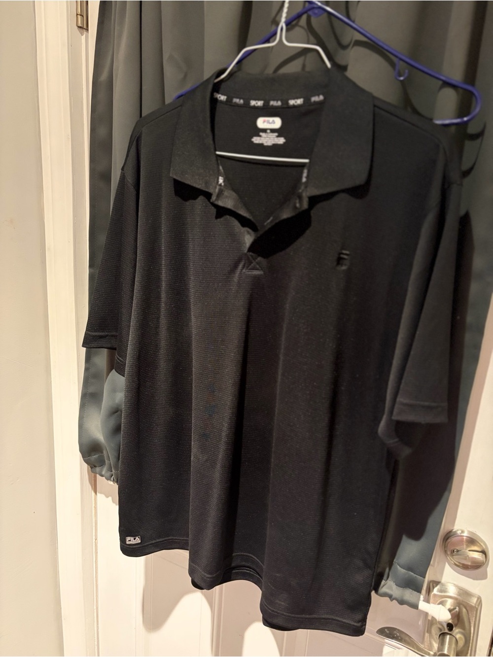 Fila Men’s Black Polo with Subtle Logo